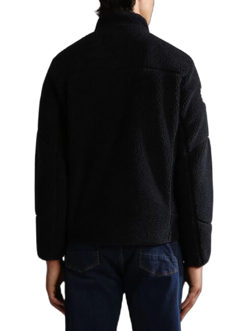 YUPIK FZ 3 Fleecejacke mit Rei&szlig;verschluss und Logo schwarz 041 - Sweatshirts Herren