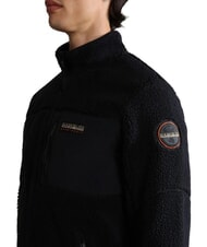 NAPAPIJRI YUPIK FZ 3 Fleecejacke mit Rei&szlig;verschluss und Logo schwarz 041 - Sweatshirts Herren - 3