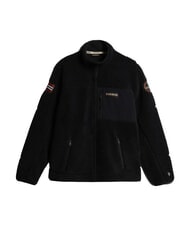 NAPAPIJRI YUPIK FZ 3 Fleecejacke mit Rei&szlig;verschluss und Logo schwarz 041 - Sweatshirts Herren - 7