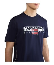 NAPAPIJRI S-AYLMER Baumwoll-T-Shirt blu marine - Herren-T-Shirts - 3