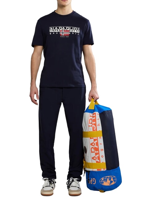 S-AYLMER Baumwoll-T-Shirt blu marine - Herren-T-Shirts