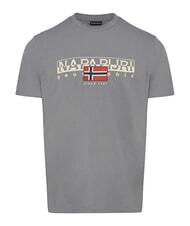 NAPAPIJRI S-AYLMER Baumwoll-T-Shirt Haifischhaut - Herren-T-Shirts - 4