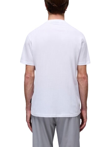 S-AYLMER Baumwoll-T-Shirt Helles Weiss - Herren-T-Shirts