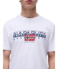 NAPAPIJRI S-AYLMER Baumwoll-T-Shirt Helles Weiss - Herren-T-Shirts - 3