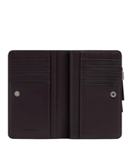 PIQUADRO LYRA Ledergeldb&ouml;rse Burgunder 2 - Brieftaschen Damen - 2