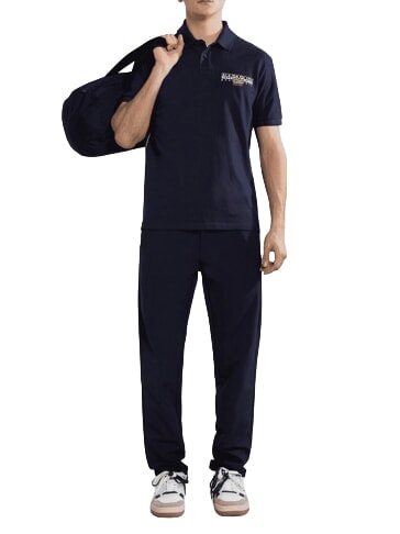 E-AYLMER Kurzarm-Poloshirt blu marine - Herren-Polo-Shirts/Herren-Polo-Shirt/Herrenpoloshirt/Herrenpoloshirts