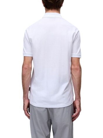 E-AYLMER Kurzarm-Poloshirt Helles Weiss - Herren-Polo-Shirts/Herren-Polo-Shirt/Herrenpoloshirt/Herrenpoloshirts