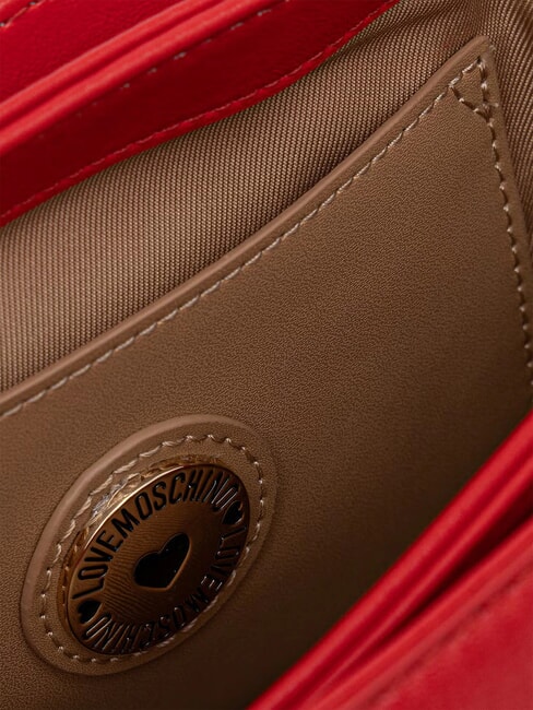 GILDED Schultertasche mit Kette ROT - Damentaschen