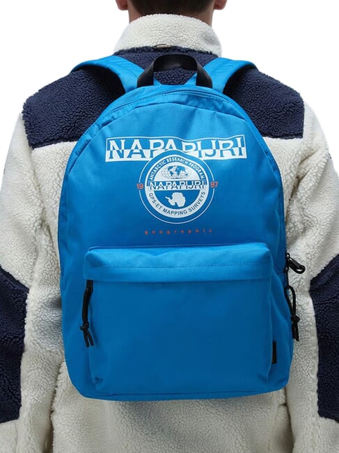 H-BOUSSINE Rucksack mit Vordertasche blauer Saphir - Rucks&auml;cke f&uuml;r Schule &amp; Freizeit