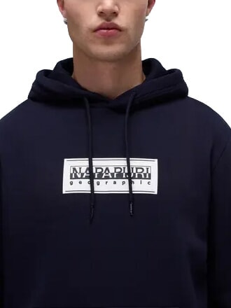 B-BOX LOGO H Kapuzenpullover blu marine - Sweatshirts Herren