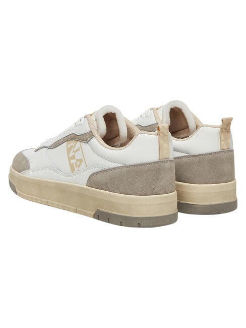 S5DUST01 Ledersneakers wei&szlig;/beige - Herrenschuhe