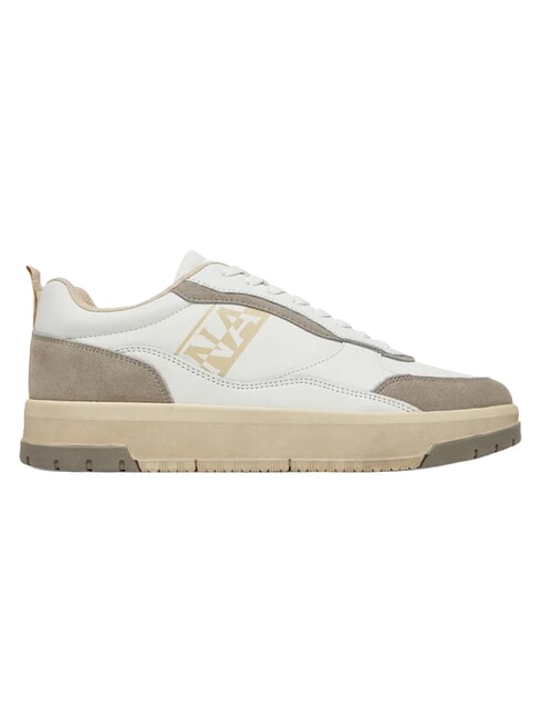 S5DUST01 Ledersneakers wei&szlig;/beige - Herrenschuhe
