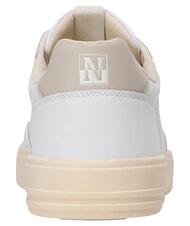 NAPAPIJRI S5BARK12 Ledersneakers wei&szlig;/beige - Herrenschuhe - 3