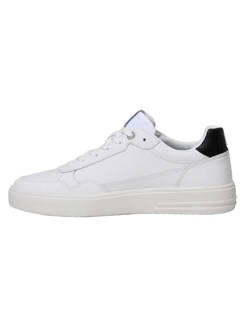 S5BARK12 Ledersneakers wei&szlig;/schwarz - Herrenschuhe