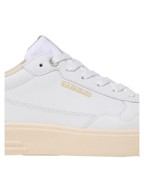 S5BARK12 Ledersneakers wei&szlig;/beige - Herrenschuhe