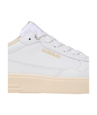 NAPAPIJRI S5BARK12 Ledersneakers wei&szlig;/beige - Herrenschuhe - 7