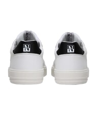 NAPAPIJRI S5BARK12 Ledersneakers wei&szlig;/schwarz - Herrenschuhe - 3