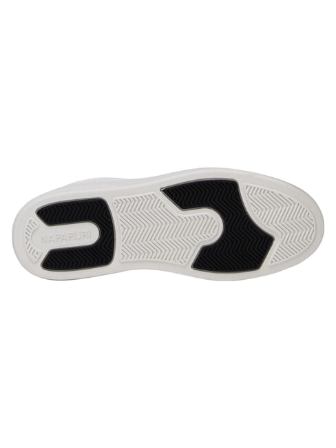 S5BARK12 Ledersneakers wei&szlig;/schwarz - Herrenschuhe