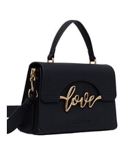 LOVE MOSCHINO ITALICS LOVE Handtasche mit Schulterriemen Schwarz - Damentaschen - 2