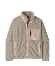 PATAGONIA SYNCH Jacke aus recyceltem Fleece Haferflockenheide mit rosa Frost - Damenjacken - 3