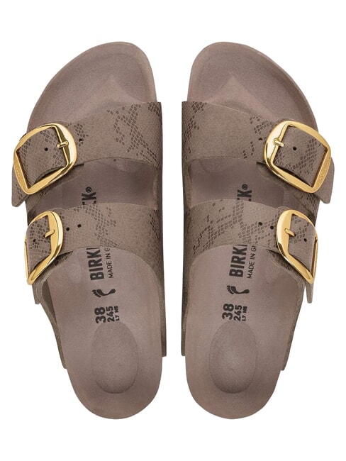 MADRID BIG BUCKLE Anatomische Sandalen Python-Strahl - Damenschuhe