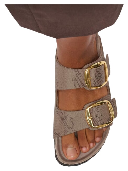 MADRID BIG BUCKLE Anatomische Sandalen Python-Strahl - Damenschuhe