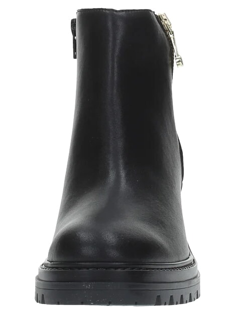 GEO Stiefelette, Ledermix Schwarz - Damenschuhe
