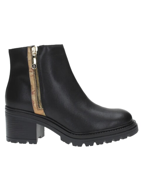GEO Stiefelette, Ledermix Schwarz - Damenschuhe