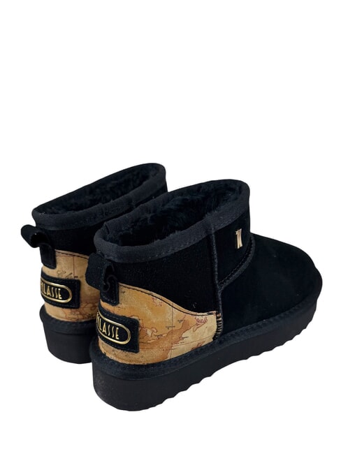 GEO Lederstiefeletten Schwarz - Damenschuhe