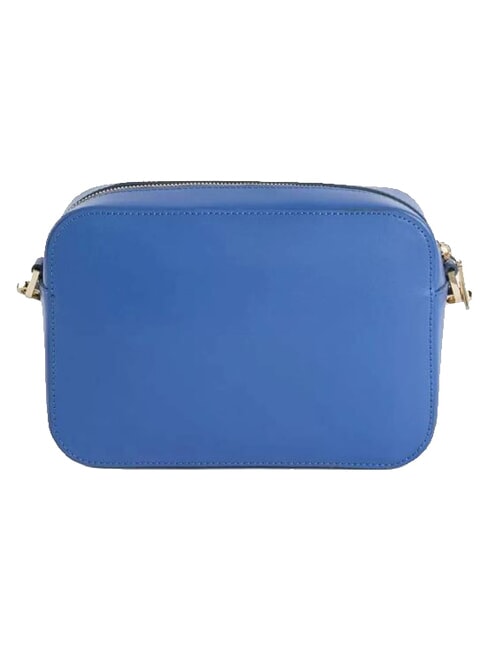 GEO SUMMER FEELING Mini-Schultertasche aus Leder Astralblau - Damentaschen