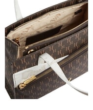 ALVIERO MARTINI PRIMA CLASSE HIGH MONOGRAM GEO Handtasche mit Schulterriemen Schokolade - Damentaschen - 4