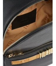 ALVIERO MARTINI PRIMA CLASSE CHIC SOUL Rucksack mit Vordertasche, aus Leder Schwarz - Damentaschen - 4