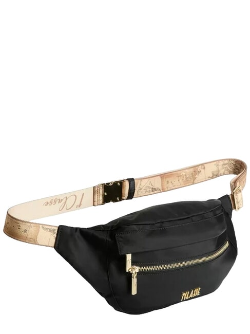 NYLON ECO VIBE Bauchtasche mit Vordertasche Schwarz - H&uuml;fttaschen