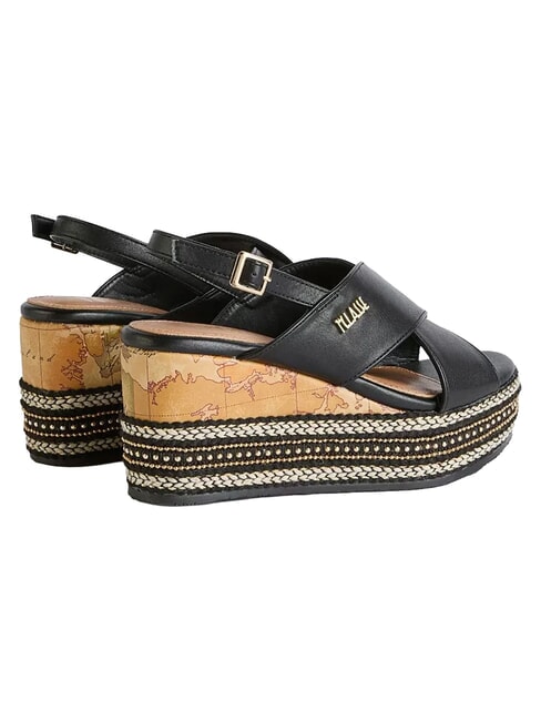 GEO Keilsandalen 8 Schwarz - Damenschuhe