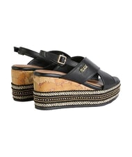 ALVIERO MARTINI PRIMA CLASSE GEO Keilsandalen 8 Schwarz - Damenschuhe - 3