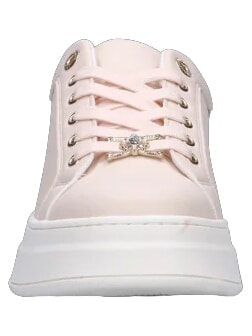 GEO JUNIOR Sneakers mit Schmuckschn&uuml;rsenkeln Nude Geo Beige - Damenschuhe