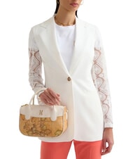 ALVIERO MARTINI PRIMA CLASSE HETRITAGE GEO Handtasche mit Schulterriemen Elfenbein - Damentaschen - 2