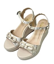 ALVIERO MARTINI PRIMA CLASSE GEO Keilsandalen 8.10 Elfenbein - Damenschuhe - 3