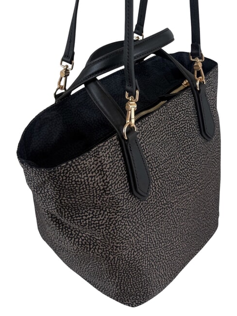 B-ESCAPE Handtasche mit Schulterriemen Teer/schwarz - Damentaschen