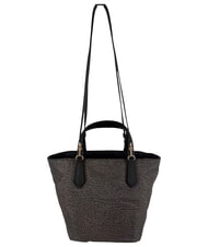BORBONESE B-ESCAPE Handtasche mit Schulterriemen Teer/schwarz - Damentaschen - 3