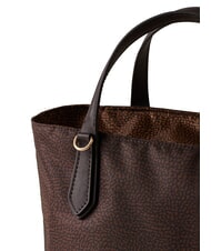 BORBONESE B-ESCAPE Handtasche mit Schulterriemen Schokolade/Kastanie - Damentaschen - 3