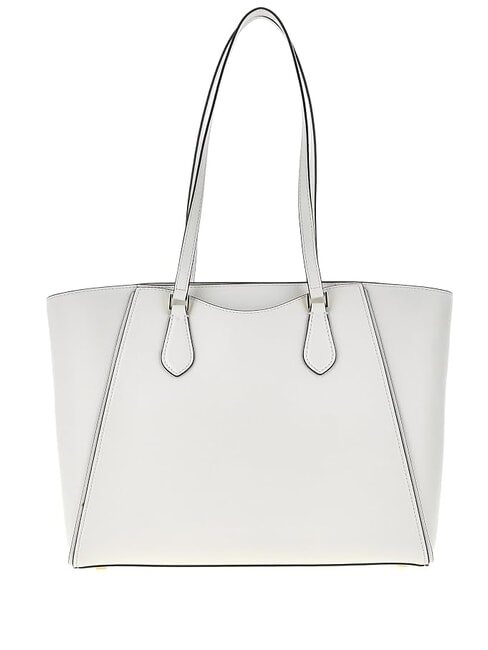 TARYN Leder-Schultertasche Wei&szlig; - Damentaschen