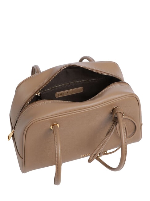 POPPY Schultertasche, Leder Toffee - Damentaschen