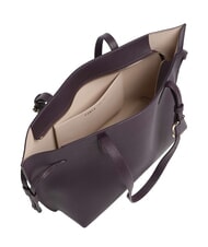 FURLA AVA Mittelgro&szlig;e Einkaufstasche aus Leder Winterbl&uuml;te + Baumwoll-G-Int. - Damentaschen - 4
