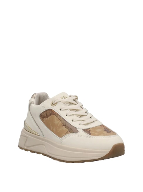 GEO Damen-Sneaker gebrochenes Wei&szlig;/Geo-Beige - Damenschuhe