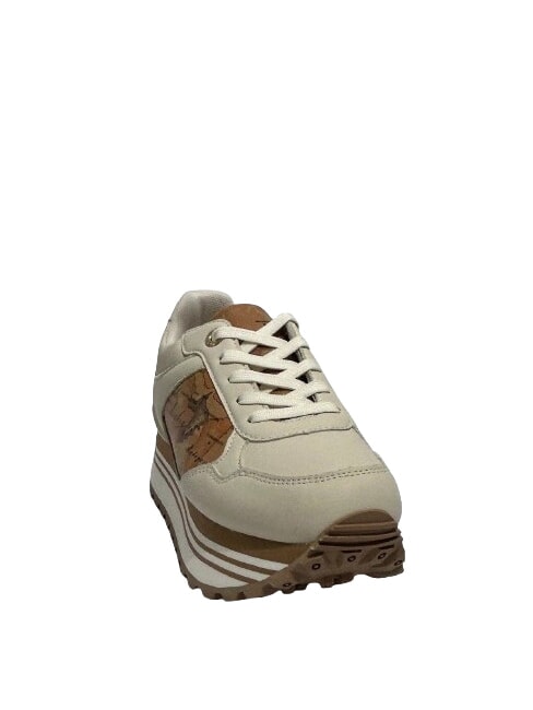 GEO Turnschuhe gebrochenes Wei&szlig;/Geo-Beige - Damenschuhe