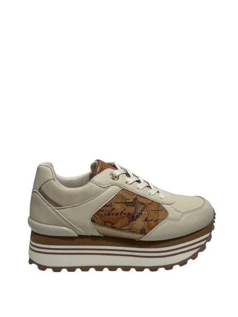 GEO Turnschuhe gebrochenes Wei&szlig;/Geo-Beige - Damenschuhe
