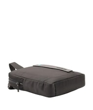 PIQUADRO P16 Tasche aus gemischtem Leder, iPad-Halterung CHEVRON / SCHWARZ - Umh&auml;ngetaschen Herren - 3