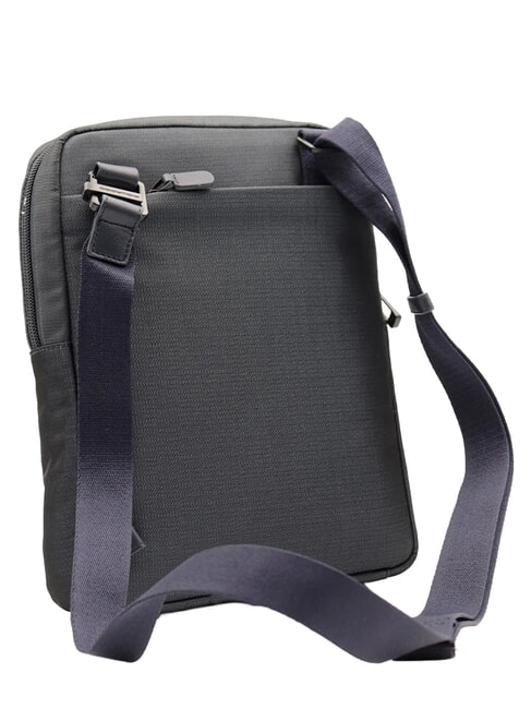 P16 Tasche aus gemischtem Leder, iPad-Halterung blauer Chevron - Umh&auml;ngetaschen Herren