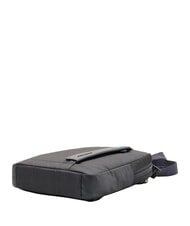 PIQUADRO P16 Tasche aus gemischtem Leder, iPad-Halterung blauer Chevron - Umh&auml;ngetaschen Herren - 4